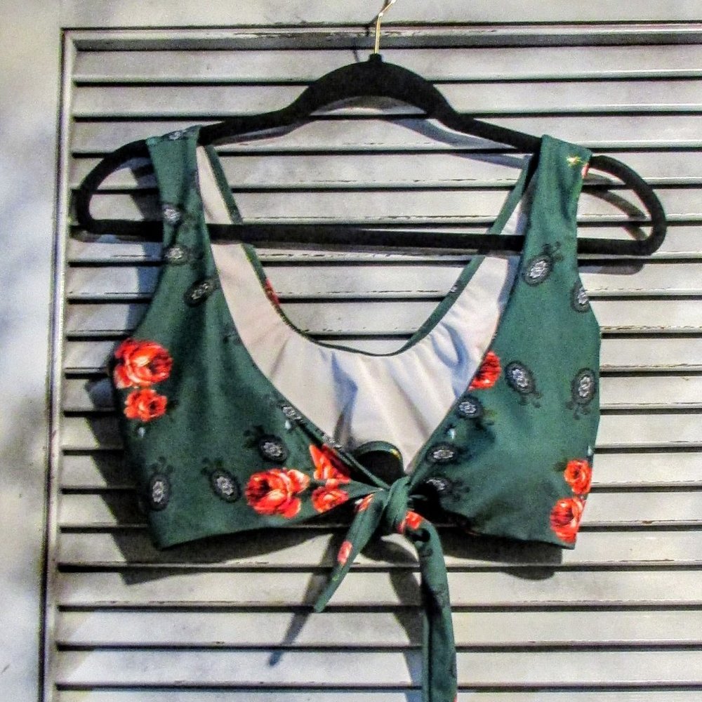 Zaful Small Floral Bikini Top - Picture 7 of 9